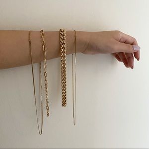 Layering necklaces